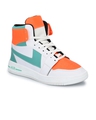 Shop Men's White & Orange Premium Sneakers-Design