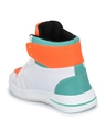 Shop Men's White & Orange Premium Sneakers-Full