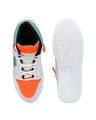 Shop Men's White & Orange Premium Sneakers