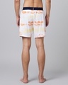 Shop Men's White & Orange Summer Vibes Tie & Dye Relaxed Fit Boxers-Full