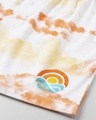 Shop Men's White & Orange Summer Vibes Tie & Dye Relaxed Fit Boxers