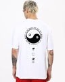 Shop Men's White Order in Chaos Graphic Printed Oversized T-shirt-Design