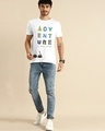 Shop Men's White Outdoor Adventure Typography T-shirt-Design