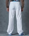 Shop Men's White Oversized Parachute Pants-Design