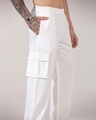 Shop Men's White Oversized Parachute Pants