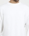 Shop Men's White Oversized Sweatshirt