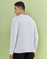Shop Men's White Oversized T-shirt-Full
