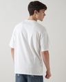 Shop Men's White Oversized T-shirt-Full