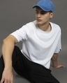 Shop Men's White Oversized T-shirt-Front