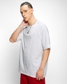 Shop Pack of 2 Men's White Oversized T-shirt-Design