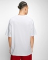 Shop Pack of 2 Men's White Oversized T-shirt