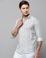 Shop Men's White Paisley Printed Slim Fit Shirt-Design