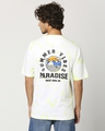 Shop Men's White Paradise Tie & Dye Oversized T-shirt-Design