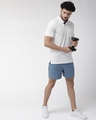 Shop Men's White Polo Slim Fit T-shirt-Full