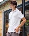 Shop Men's White Polo T-shirt-Design