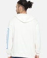 Shop Men's White Power Typography Hoodie Sweatshirt-Full