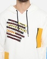 Shop Men's White Power Typography Hoodie Sweatshirt
