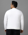 Shop Men's White Nasa Badge Graphic Printed Plus Size Sweatshirt-Design