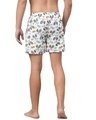 Shop Men's White Printed Relaxed Fit Boxers-Full