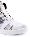 Shop Men's White Printed Sneakers