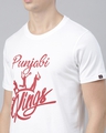 Shop Men's White Punjabi Kings Typography T-shirt-Full