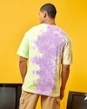 Shop Men's White & Purple Kingdom Warrior Tie & Dye Oversized T-shirt-Design
