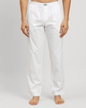 Shop Men's White Pyjamas-Front