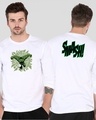 Shop Men's White Rage (AVL) Graphic Printed T-shirt-Front