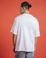 Shop Men's White Ramen Lover Graphic Printed Oversized T-shirt-Full