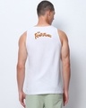 Shop Men's White Rock N Roll Graphic Printed Vest-Design