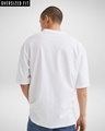 Shop Men's White Satoru Gojo Graphic Printed Oversized T-shirt-Design