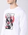 Shop Men's White Anime Satoru Gojo Jujutsu Kaisen Graphic Printed T-shirt