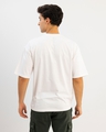 Shop Men's White Sea Sun Sand Typography Oversized T-shirt-Design