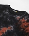 Shop Men's Black & Brown Seeker Graphic Printed Oversized T-shirt