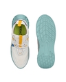 Shop Men's White Self Design Lace-Ups Sports Shoes