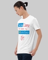 Shop Men's White Sheldon Cooper Typography T-shirt-Full
