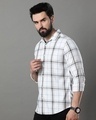 Shop Men's White Checked Shirt-Design