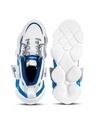 Shop Men's White & Silver Bulldozer Color Block High-Top Sneakers