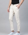Shop Men's White Slim Fit Chinos-Design
