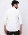 Shop Men's White Slim Fit Corduroy Shirt-Full