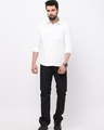 Shop Men's White Slim Fit Corduroy Shirt
