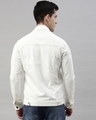 Shop Men's White Slim Fit Denim Jacket-Design