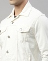 Shop Men's White Slim Fit Denim Jacket