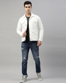 Shop Men's White Slim Fit Denim Jacket