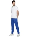 Shop Men's White Slim Fit Polo T-shirt-Full