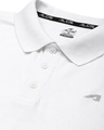 Shop Men's White Slim Fit Polo T-shirt