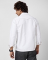 Shop Men's White Slim Fit Shacket-Design