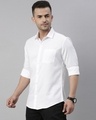 Shop Men's White Slim Fit Shirt-Design