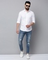 Shop Men's White Slim Fit Shirt