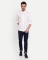 Shop Men's White Slim Fit Shirt-Full
